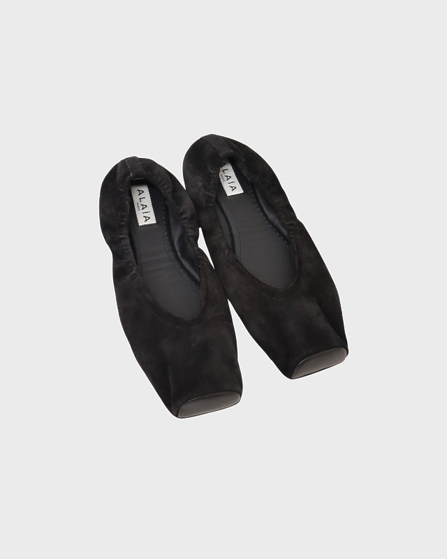 ALAIA スエードバレエシューズ | Hedy