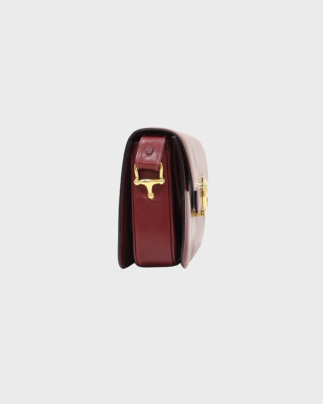 CELINE 馬車金具レザーショルダーバッグ | Hedy
