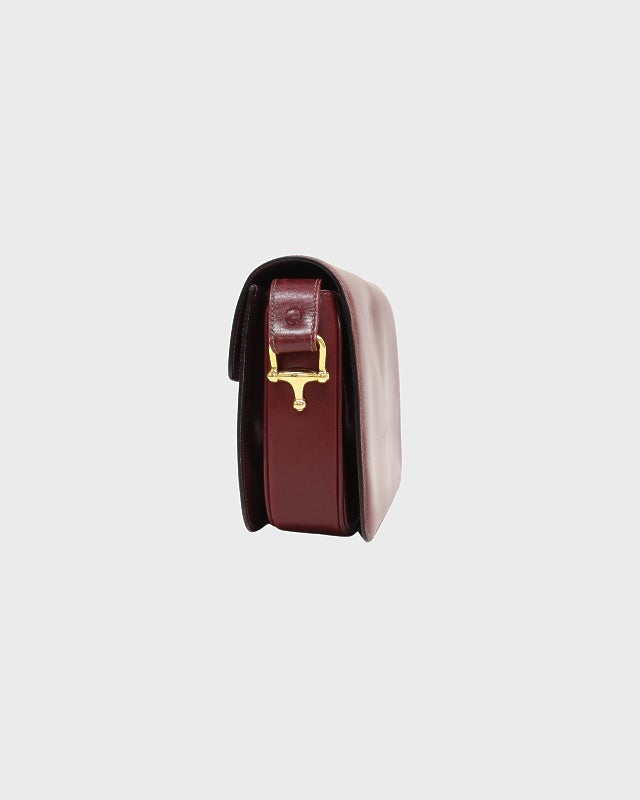 CELINE 馬車金具レザーショルダーバッグ | Hedy