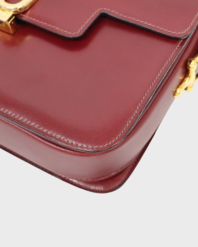 CELINE 馬車金具レザーショルダーバッグ | Hedy