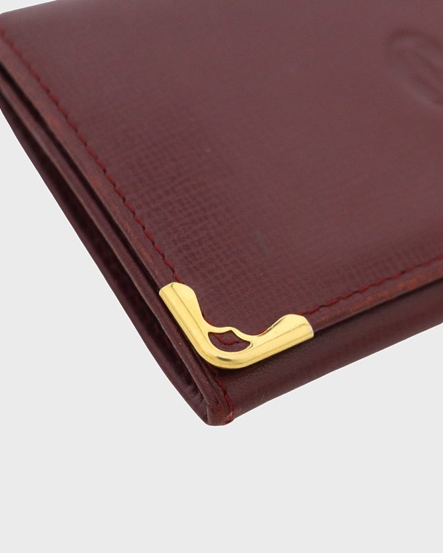 Cartier マストラインレザーコンパクトウォレット | Hedy