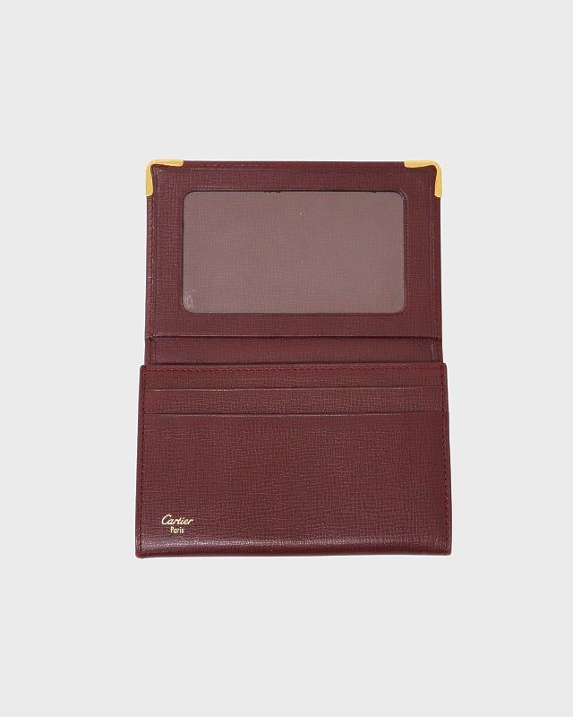 Cartier マストラインレザーコンパクトウォレット | Hedy