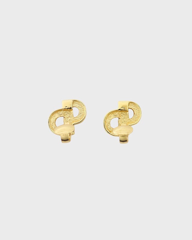 DIOR CDラインストーンイヤリング | Hedy