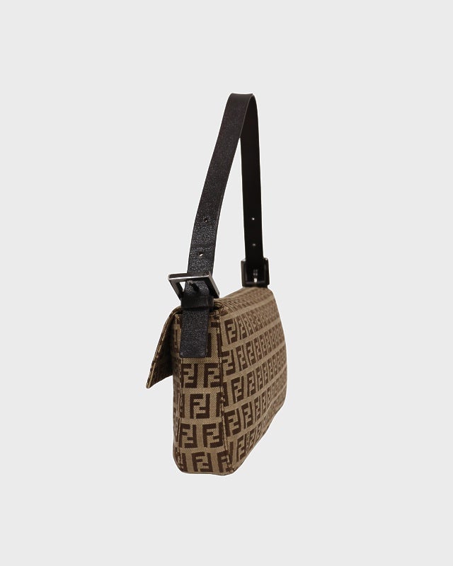 フェンディ ズッキーノ マンマバケット FFロゴ ショルダーバッグ MBZ133 FENDI ズッキーノ柄マンマバケット | Hedy