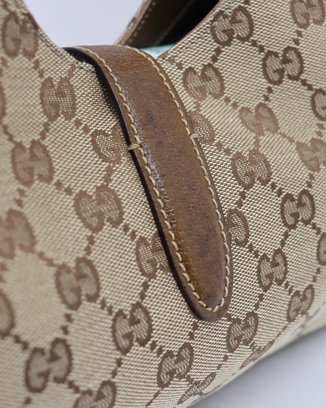 Gucci ベージュ ハンドバッグ　ニュージャッキー　GGスプリーム GUCCI ニュージャッキーGGハンドバッグ | Hedy
