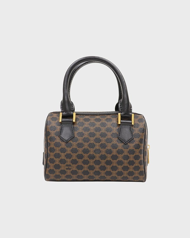 希少ミニ【CELINE】2wayバッグ　ハンドバッグ　マカダム柄　ゴールド金具 CELINE マカダム柄ミニ2Wayバッグ | Hedy