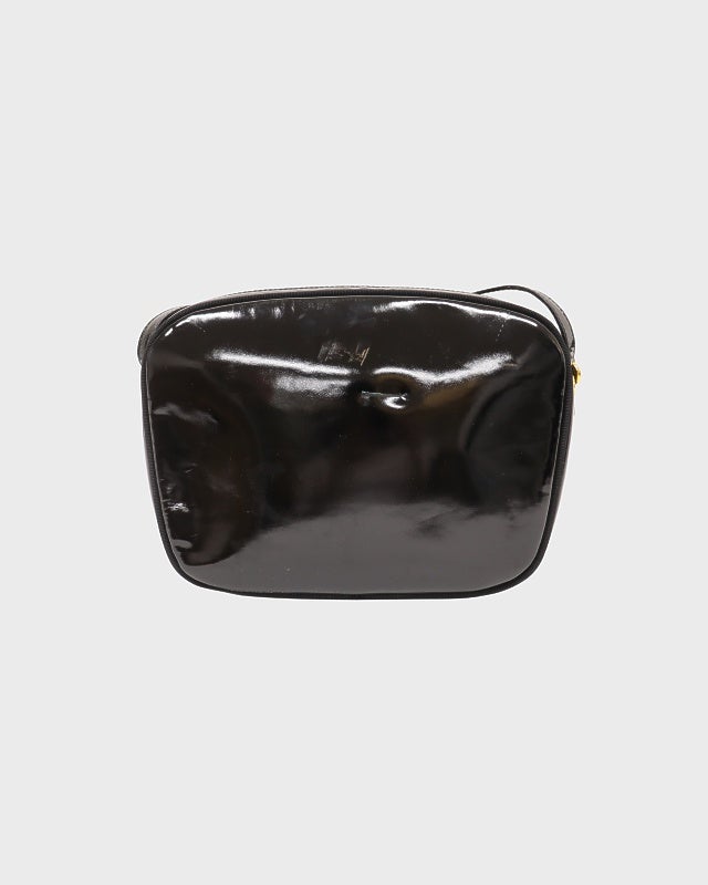 Ferragamo VARA金具パテントレザーショルダーバッグ | Hedy