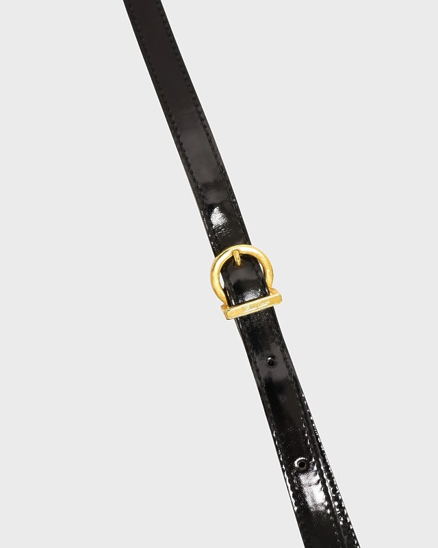 Ferragamo VARA金具パテントレザーショルダーバッグ | Hedy