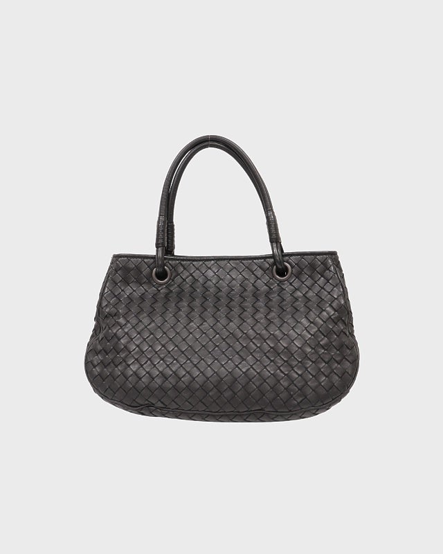 【美品】BOTTEGA VENETA イントレチャート レザーハンドバッグ BOTTEGA VENETA イントレチャートハンドバッグ | Hedy