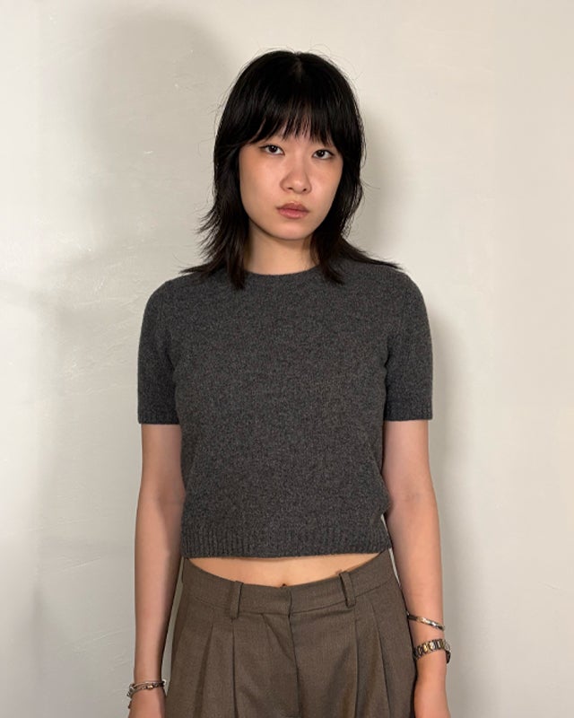 MaisonMargiela ウールハーフスリーブニット | Hedy