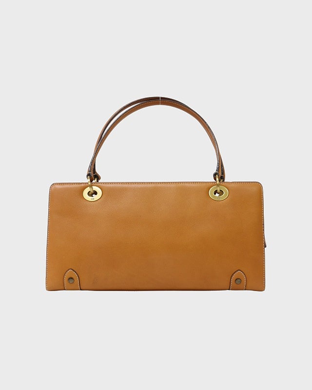 DIOR ロゴチャームレザーハンドバッグ | Hedy