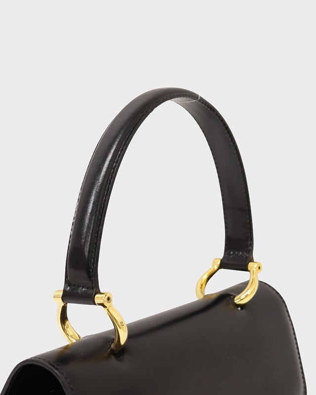 CELINE ガンチーニ金具Wフラップハンドバッグ | Hedy