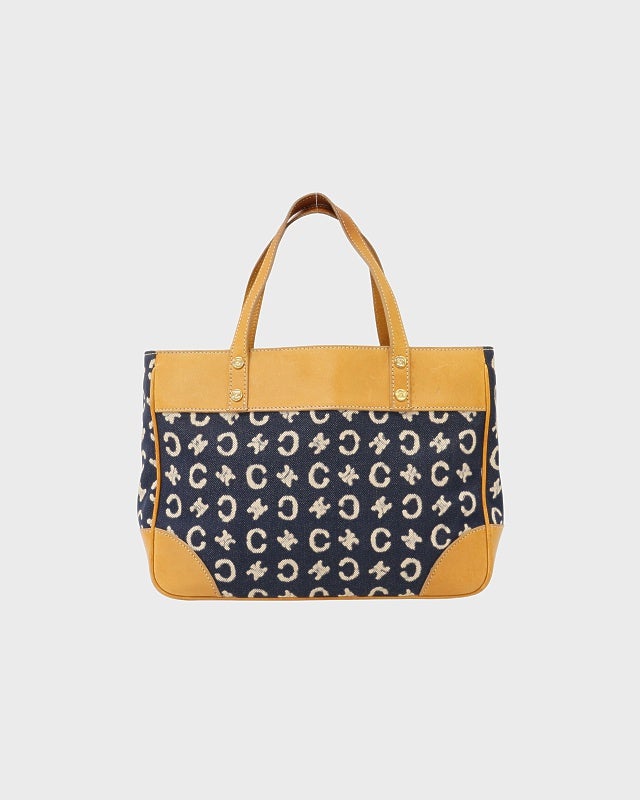 ✨良品✨ セリーヌ ワンショルダーバッグ Cマカダム ゴールド金具 黄色 CELINE Cマカダムハンドバッグ | Hedy