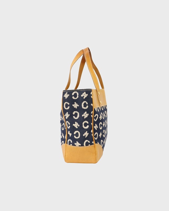 CELINE ドットパターン ハンドバッグ CELINE Cマカダムハンドバッグ | Hedy
