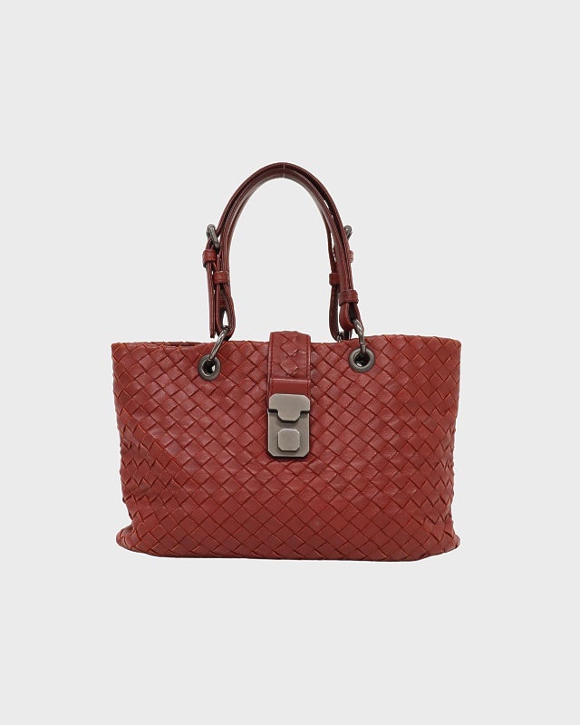 BOTTEGA VENETA マルチポケット イントレチャート ハンドバッグ BOTTEGA VENETA イントレチャートレザーハンドバッグ | Hedy