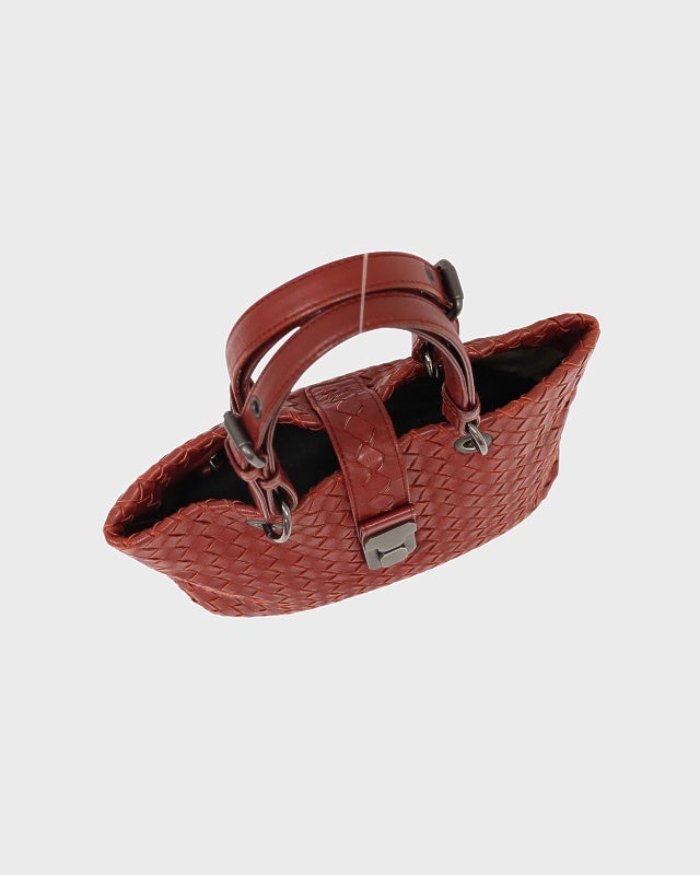 く*ん様 美品❗️イタリアBOTTEGA VENETA イントレチャート ハンド BOTTEGA VENETA イントレチャートレザーハンドバッグ | Hedy