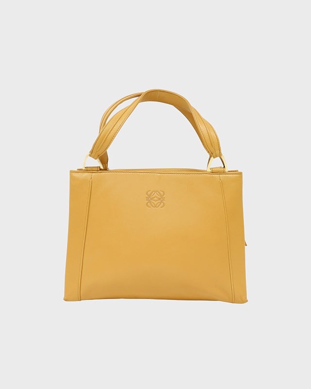 LOEWE アナグラムレザーハンドバッグ | Hedy