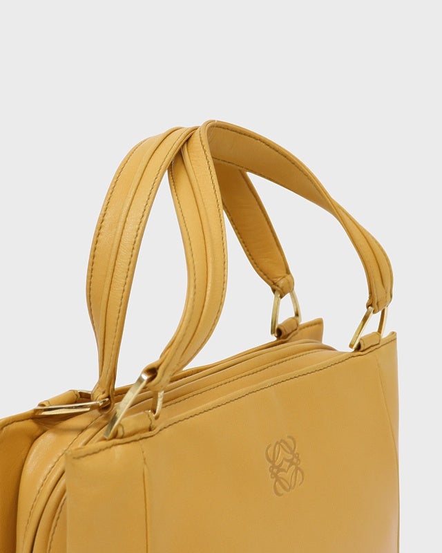 LOEWE アナグラムレザーハンドバッグ | Hedy