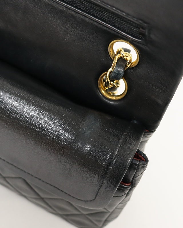 CHANEL マトラッセWフラップターンロックチェーンショルダーバッグ | Hedy