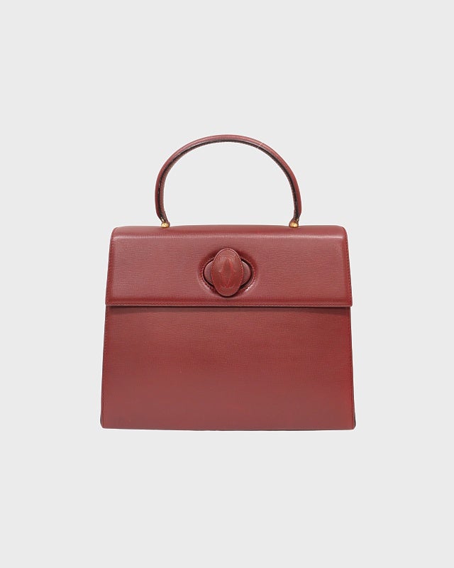 Cartier マストラインレザーハンドバッグ | Hedy