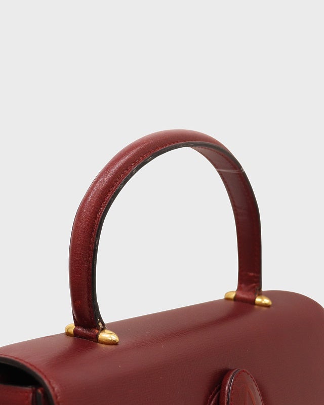 Cartier マストラインレザーハンドバッグ | Hedy