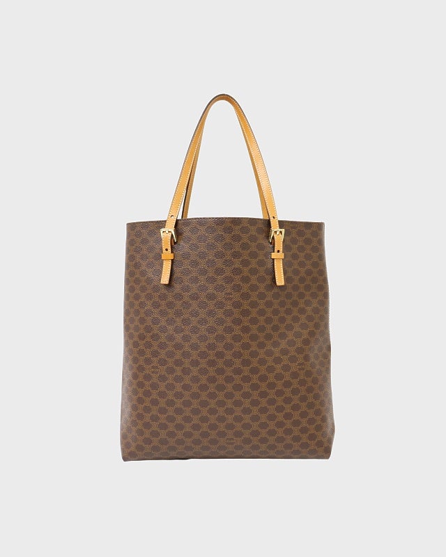 CELINE マカダム柄ハンドバッグ | Hedy