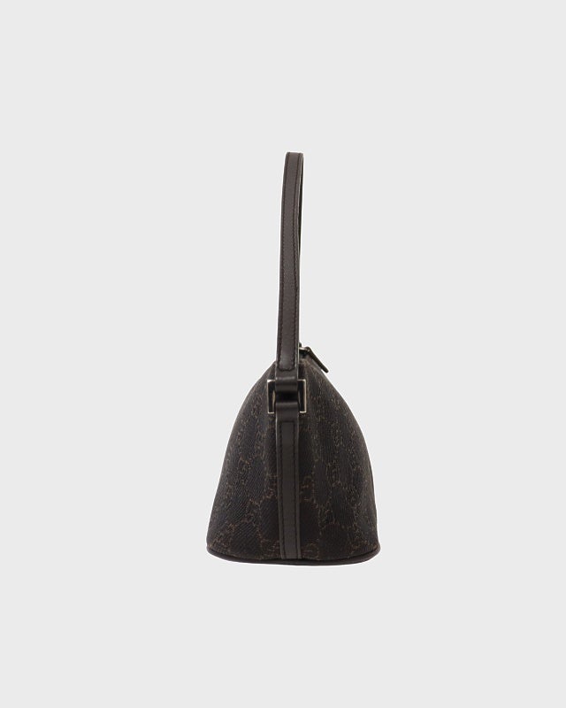 GUCCI GGキャンバス ミニハンドバッグ 黒 GUCCI GGキャンバスミニハンドバッグ | Hedy