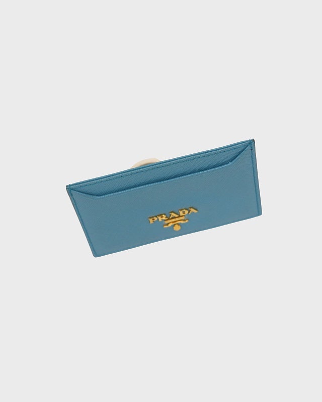 PRADA ロゴ金具サフィアーノカードケース | Hedy