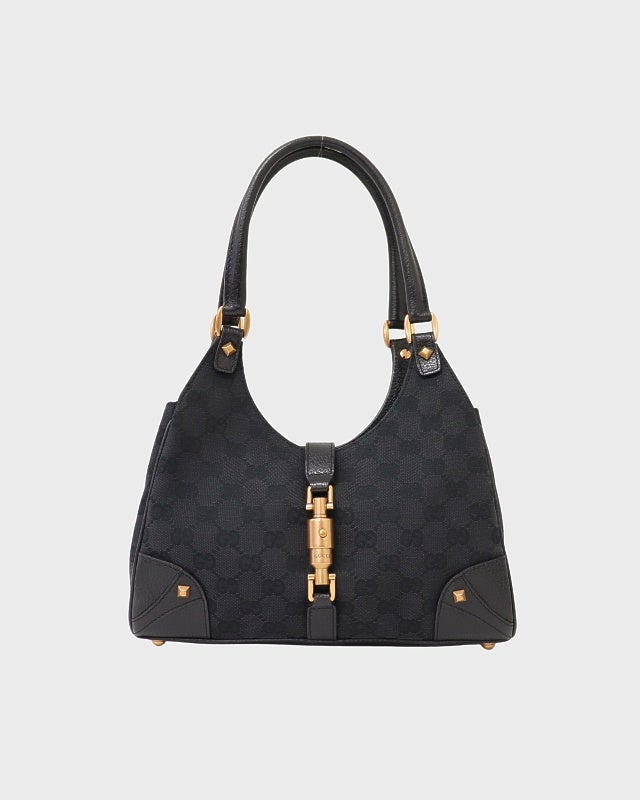 GUCCI ニュージャッキーGGキャンバスハンドバッグ | Hedy
