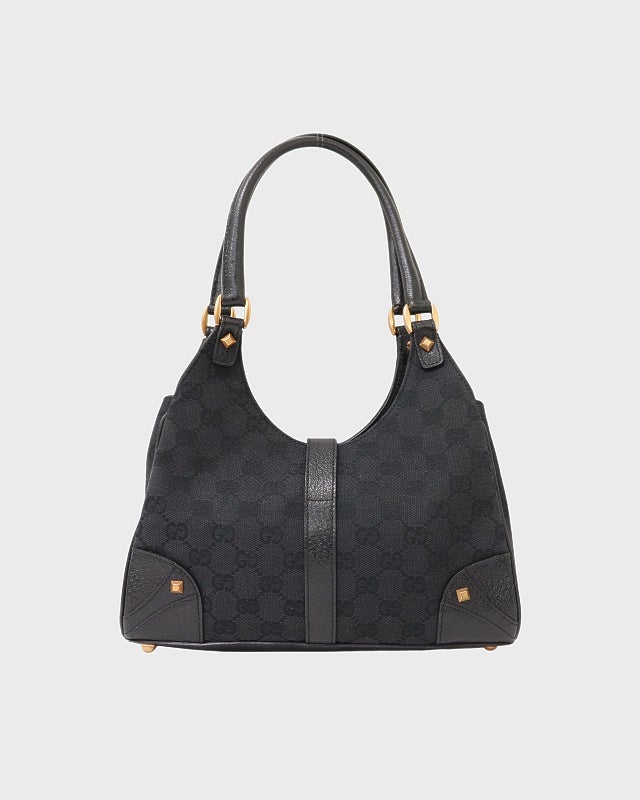 GUCCI ニュージャッキーGGキャンバスハンドバッグ | Hedy