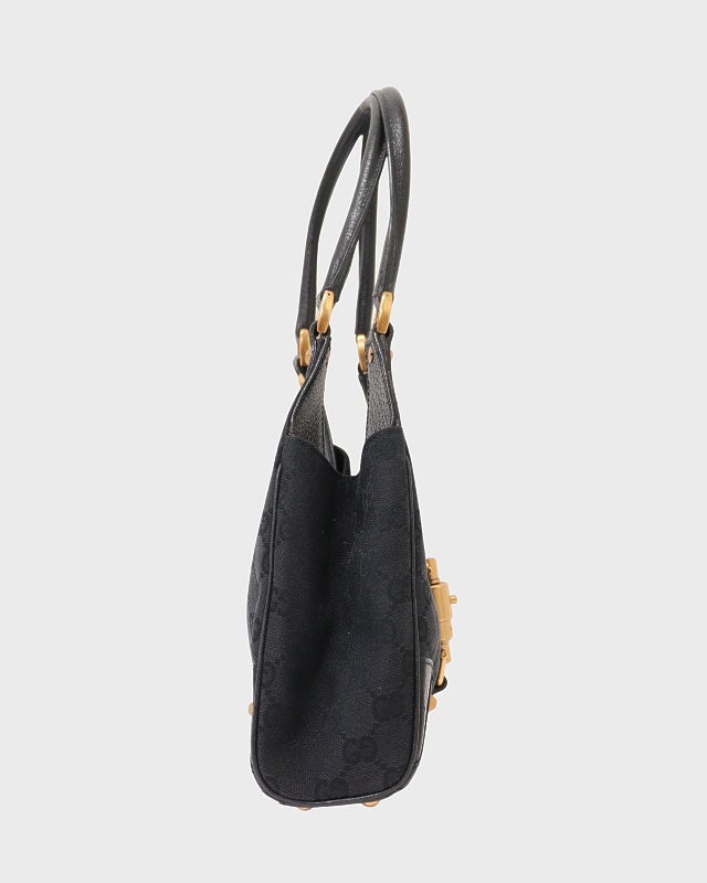 GUCCI ニュージャッキーGGキャンバスハンドバッグ | Hedy