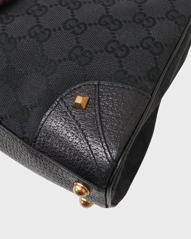 GUCCI ニュージャッキーGGキャンバスハンドバッグ | Hedy