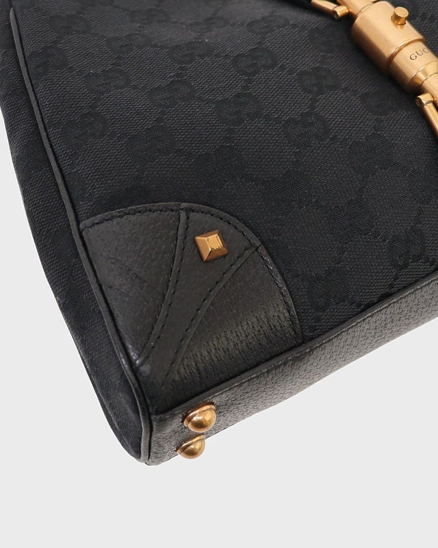 GUCCI ニュージャッキーGGキャンバスハンドバッグ | Hedy