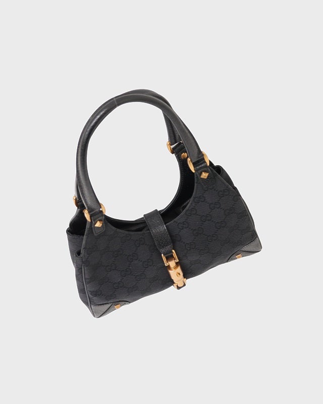 GUCCI ニュージャッキーGGキャンバスハンドバッグ | Hedy