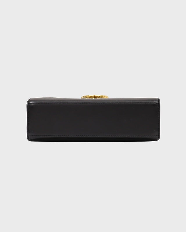 【極美品】Cartier パンテール レザー ポーチ ミニクラッチバッグ 黒×金 Cartier パンテールレザー2Wayバッグ | Hedy