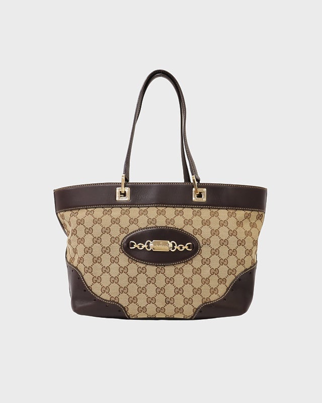仕*ん様 GUCCI ✨良品✨ トートバッグ マザーズバッグ キャンバス レザー GUCCI グッチシマキャンバスレザートートバッグ | Hedy