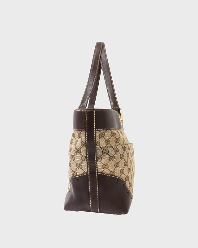 仕*ん様 GUCCI ✨良品✨ トートバッグ マザーズバッグ キャンバス レザー GUCCI グッチシマキャンバスレザートートバッグ | Hedy