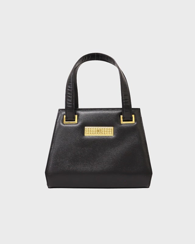 DIOR CD金具レザーハンドバッグ | Hedy