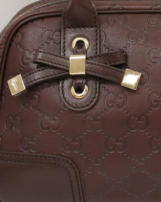 GUCCI グッチシマレザーハンドバッグ | Hedy