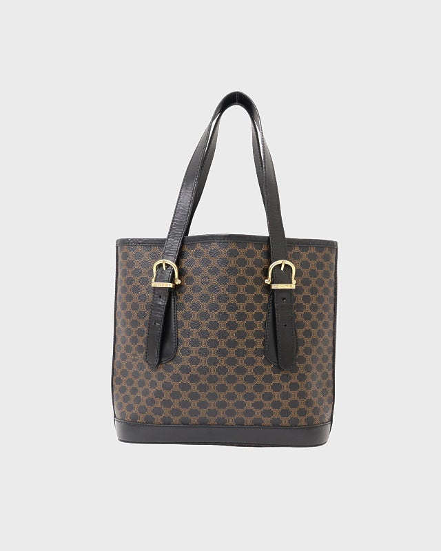 CELINE マカダム柄ハンドバッグ | Hedy