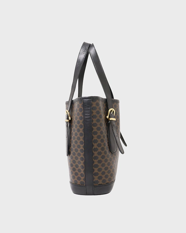 CELINE マカダム柄ハンドバッグ | Hedy