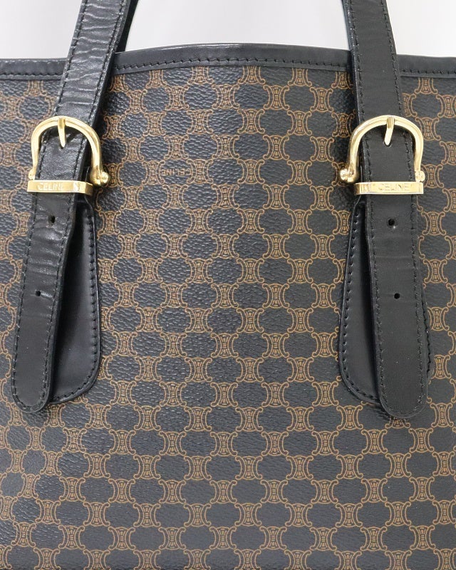 CELINE マカダム柄ハンドバッグ | Hedy