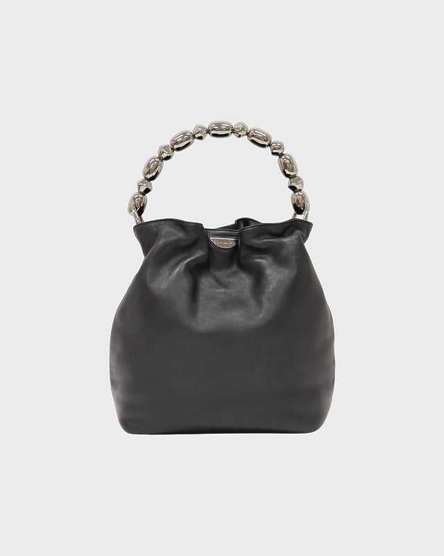 新品❤️ྀིDior ハンドバッグ パール付き クリスチャンディオール DIOR マリスパールレザーハンドバッグ | Hedy