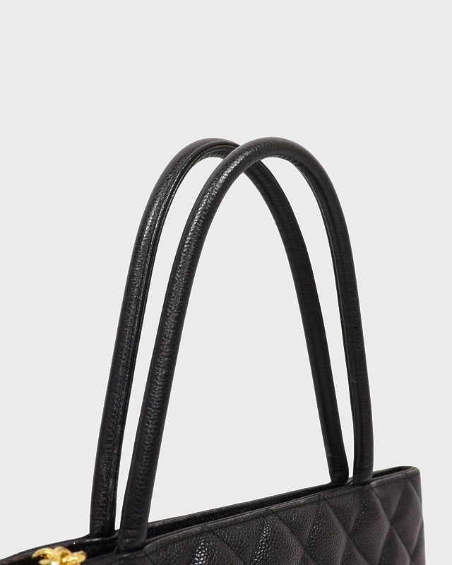 CHANEL キャビアスキン復刻トートバッグ | Hedy