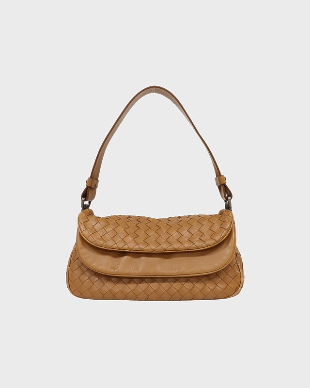 BOTTEGA VENETA イントレチャート ハンドバッグ BOTTEGA VENETA イントレチャートWフラップワンショルダーバッグ | Hedy