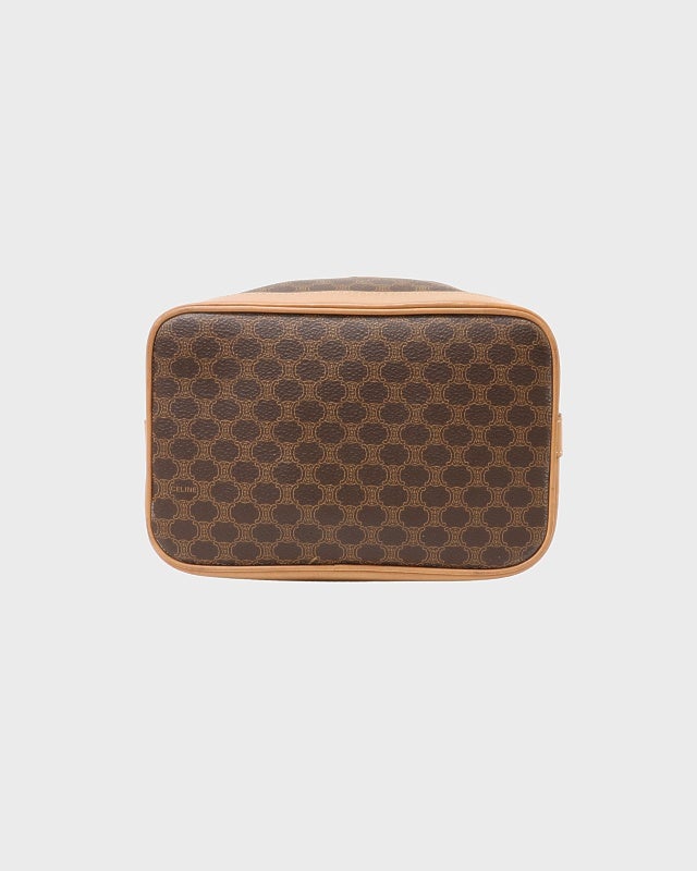 CELINE マカダム柄巾着ショルダーバッグ | Hedy
