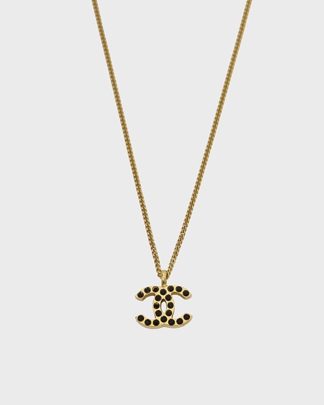CHANEL COCOラインストーンネックレス | Hedy