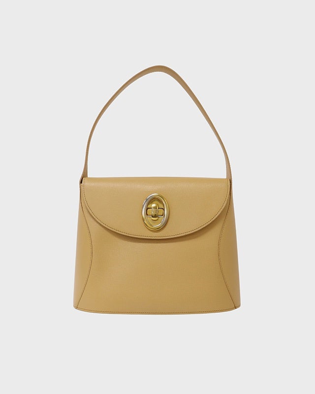 DIOR CDターンロックレザーハンドバッグ | Hedy
