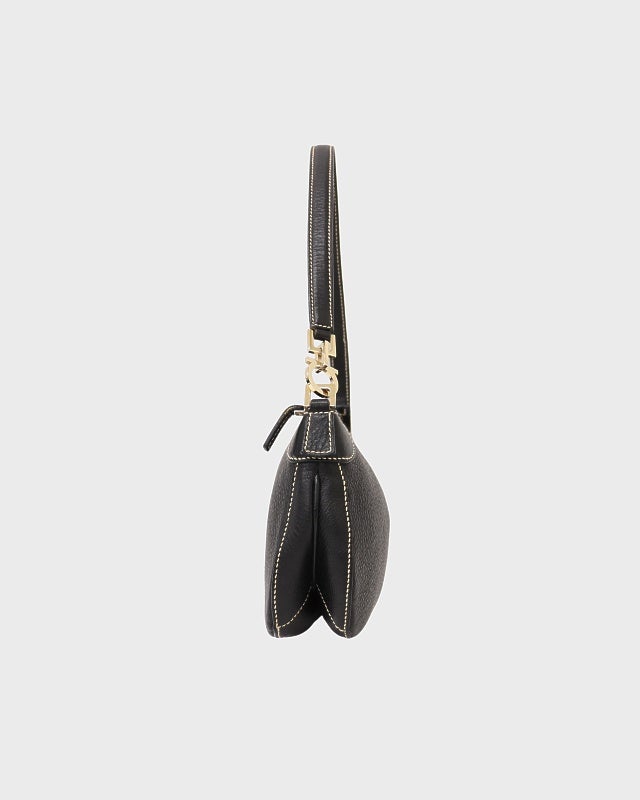 Ferragamo ガンチーニ金具レザーワンショルダーバッグ | Hedy