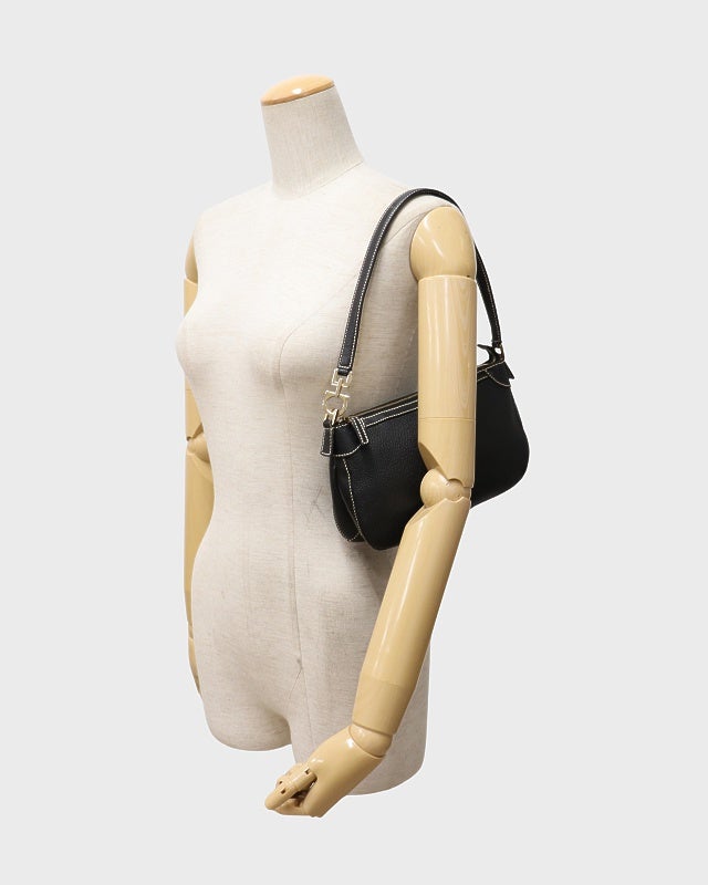 Ferragamo ガンチーニ金具レザーワンショルダーバッグ | Hedy